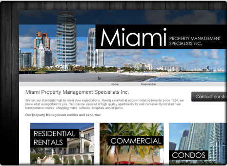 miami property management example site